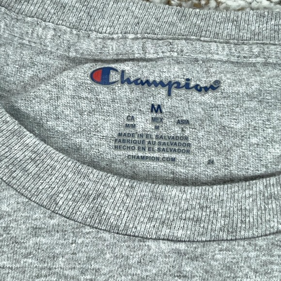 Minnesota Golden Gophers Shirt Mens Medium Gray NCAA College Hockey Champion Tee - Picture 3 of 9